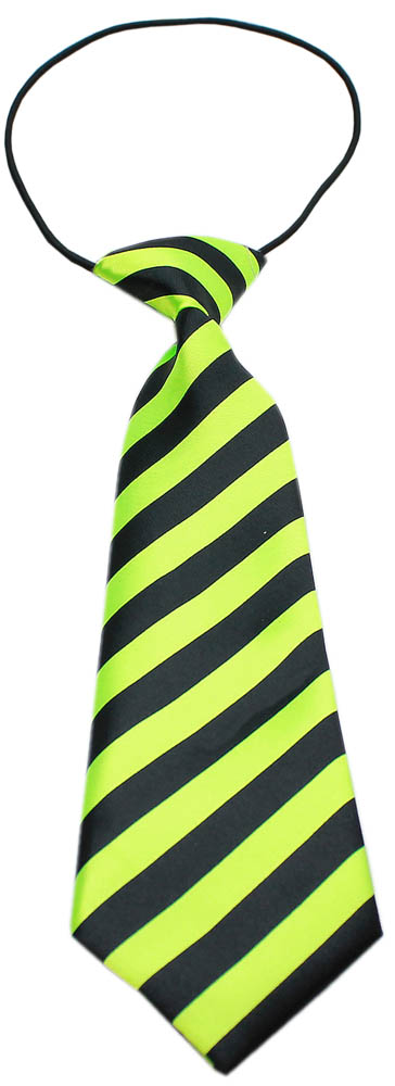 Big Dog Neck Tie Striped Lime